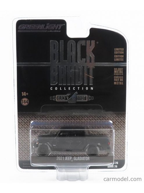 Greenlight - Jeep Gladiator Pick-Up 2021 - Black Bandit Black