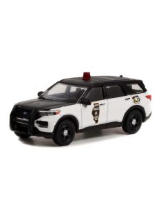   GREENLIGHT - Anniversary Collection Series 14 - 2022 Ford Police Interceptor Utility - Illinois State Police 100th Anniversary Solid Pack