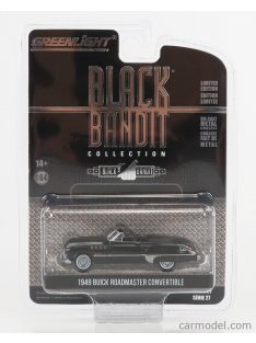   Greenlight - Buick Roadmaster Cabriolet 1949 - Black Bandit Matt Black