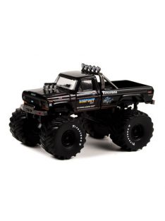   GREENLIGHT - Black Bandit Series 27 - Bigfoot #1 - 1974 Ford F-250 Monster Truck with 66-Inch Tires - Black Bandit Edition Solid Pack