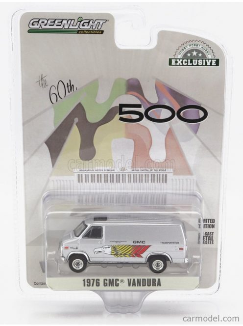 Greenlight - Gmc Vandura Van 1976 - 60Th Indianapolis 500 Mile Race Silver