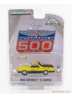   Greenlight - Chevrolet El Camino Official Truck Indianapolis 500 Mile Race 1986 Yellow Black