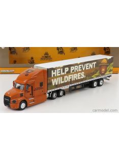   Greenlight - Mack Anthem Truck 2019 - Help Prevent Wildfires Smokey Bear Light Brown White