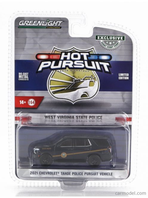 Greenlight - Chevrolet Tahoe Police Pursuit Vehicle Pvv West Virginia 2021 Black