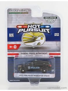 Greenlight - Ford Usa Utility Police Interceptor 2022 Black