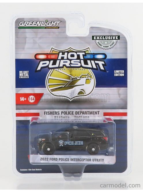 Greenlight - Ford Usa Utility Police Interceptor 2022 Black