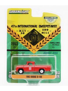 Greenlight - DODGE D-100 PICK-UP 1963 RED