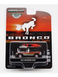   Greenlight - FORD USA BRONCO SPORT OUTER BANKS WITH KAYAK 2022 VARIOUS