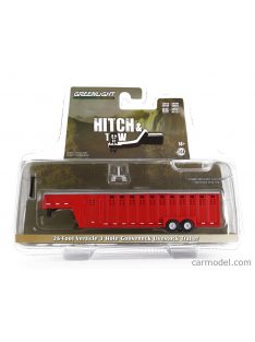   Greenlight - Trailer Rimorchio 26 Foot Livestock 2-Assi 2000 Red