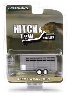   Greenlight - TRAILER 14-FOOT LIVESTOCK - TRASPORTO ANIMALI BESTIAME GREY