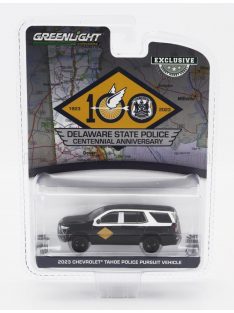   Greenlight - CHEVROLET TAHOE POLICE PERSUIT DELAWARE STATE POLICE 2023 BLACK WHITE