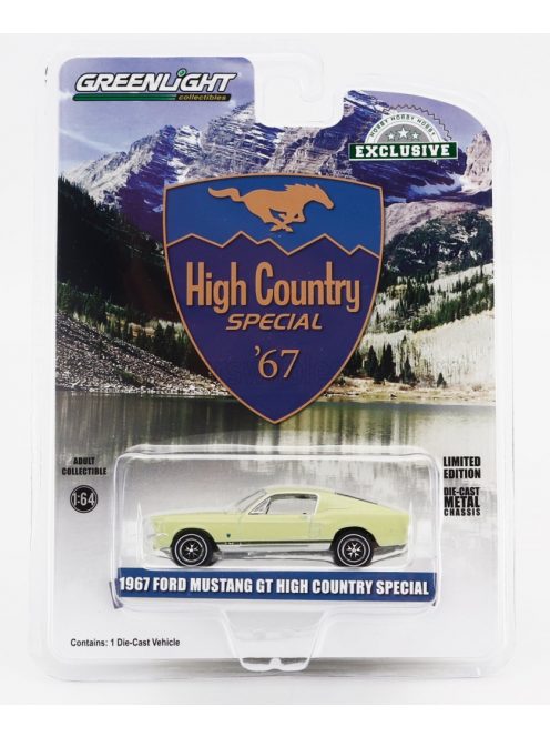 Greenlight - FORD USA MUSTANG GT COUPE FASTBACK HIGH COUNTRY SPECIAL 1967 ASPEN GOLD