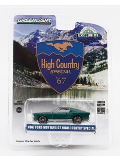   Greenlight - FORD USA MUSTANG GT COUPE FASTBACK HIGH COUNTRY SPECIAL 1967 GREEN MET