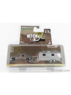   Greenlight - Jeep Gladiator Pick-Up With Roulotte Airstream 2020 Black Silver