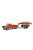 Greenlight - 1:64 1978 Ford F-150 Ranger Explorer – Maroon with Orange Explorer Stripes with Canoe Trailer with Canoe Rack, Canoe and Kayak Solid Pack - Hitch & Tow Series 31 - GreenLight