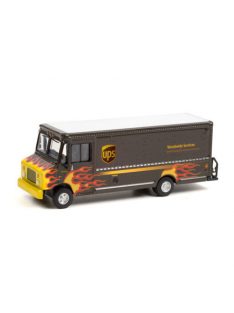   GREENLIGHT - H.D. Trucks Series 21 - 2019 Package Car - United Parcel Service (UPS) Worldwide Services with Flames Solid Pack