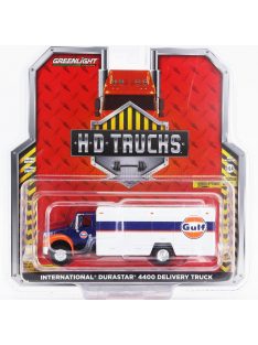   Greenlight - INTERNATIONAL DURASTAR 4400 TRUCK GULF 2019 WHITE BLUE ORANGE