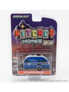   Greenlight - Trailer Winnebago Winnie Drop Roulotte 2017 Blue White