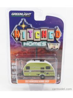   Greenlight - Trailer Winnebago Winnie Drop Roulotte 2017 Green