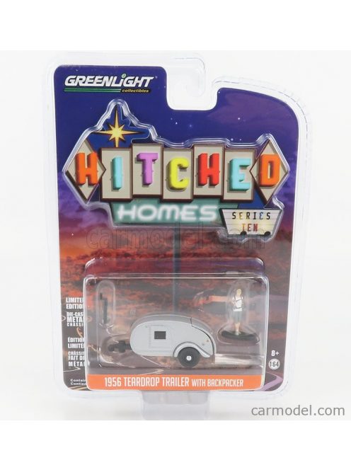 Greenlight - Trailer Teardrop Trailer Roulotte 1972 Grey