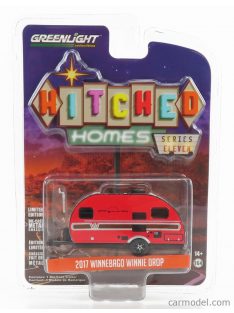   Greenlight - Trailer Winnebago Winnie Drop Roulotte 2017 Red White