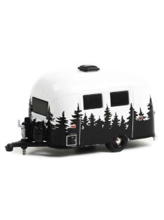   GREENLIGHT - Hitched Homes Series 12 - Airstream 16â€™ Bambi with Forest Mural Solid Pack