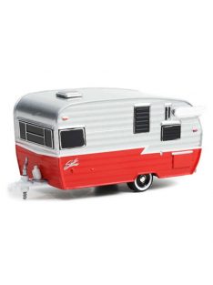   GREENLIGHT - Hitched Homes Series 12 - Shasta Airflyte - Polished Aluminum and Red Solid Pack