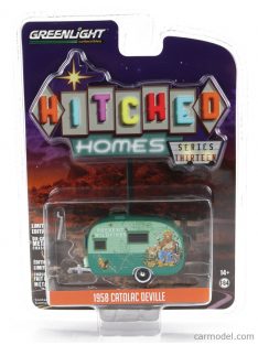   Greenlight - Trailer Catolac Deville Travel Roulotte Smokey Bear 1958 2 Tone Green