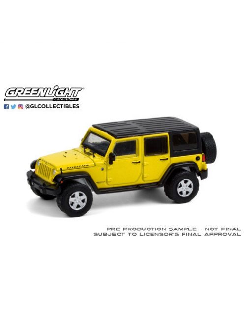 GREENLIGHT - All-Terrain Series 11 - 2008 Jeep Wrangler Unlimited Rubicon - Detonator Yellow Solid Pack