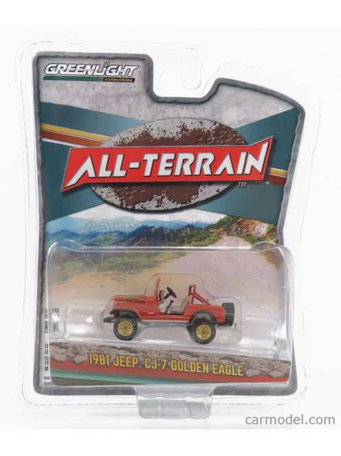 Greenlight - Jeep Cj-7 Golden Eagle 1981 Red