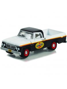   Greenlight - 1:64 Dodge D-100 1964 with Toolbox - Pennzoil - Blue Collar Collection Series 11 - GREENLIGHT