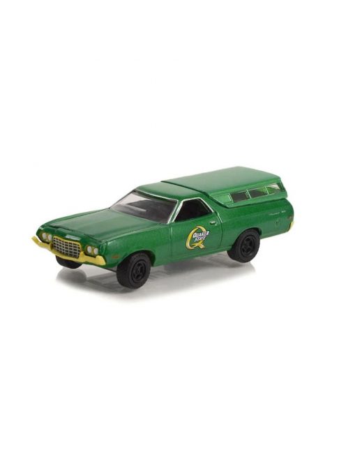 Greenlight - 1:64 Ford Ranchero 500 1972 with Camper Shell - Quaker State - Blue Collar Collection Series 11 - GREENLIGHT