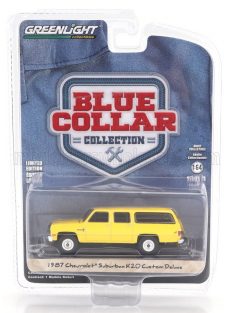   Greenlight - CHEVROLET K-20 SUBURBAN CUSTOM DELUX 1987 YELLOW