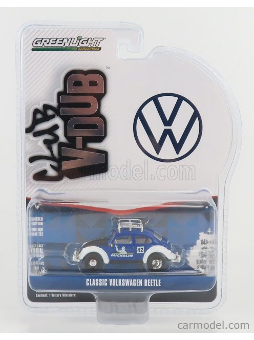 Greenlight - Volkswagen Beetle Maggiolino Michelin 1951 Blue White