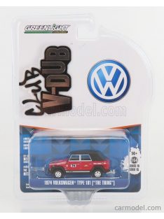   Greenlight - Volkswagen Type 181 Cabriolet Closed N 74 1974 Red Black