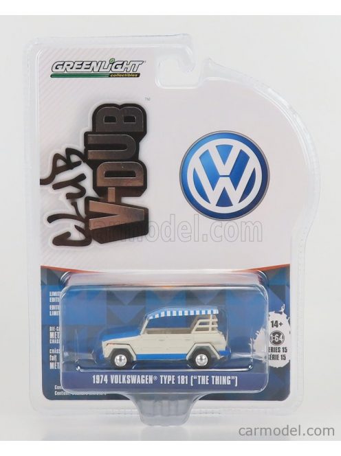 Greenlight - Volkswagen Type 181 Cabriolet Closed 1974 White