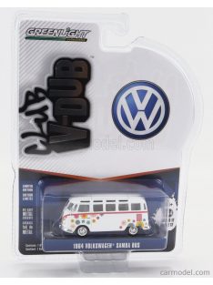   Greenlight - Volkswagen T1 Type 2 Samba Minibus Flower Power 1964 White