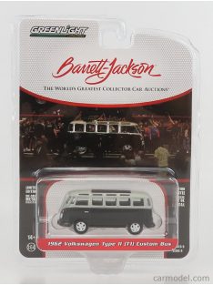   Greenlight - Volkswagen T1 Type 2 Minibus 1962 - Lot 1426 Barret Jackson Black Silver