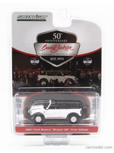   Greenlight - Ford Usa Bronco 66 First Edition 2021 White Black