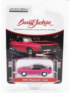 Greenlight - PLYMOUTH CUDA COUPE 1970 PINK BLACK