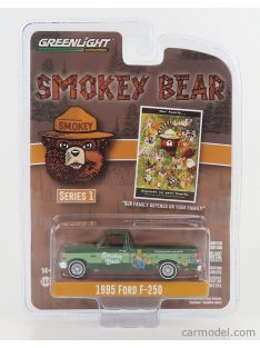   Greenlight - Ford Usa F-250 Pick-Up 1995 - Smokey Bear 2 Tone Green