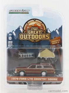   Greenlight - Ford Usa Ltd Country Squire Station Wagon 1979 - The Great Outdoors Red