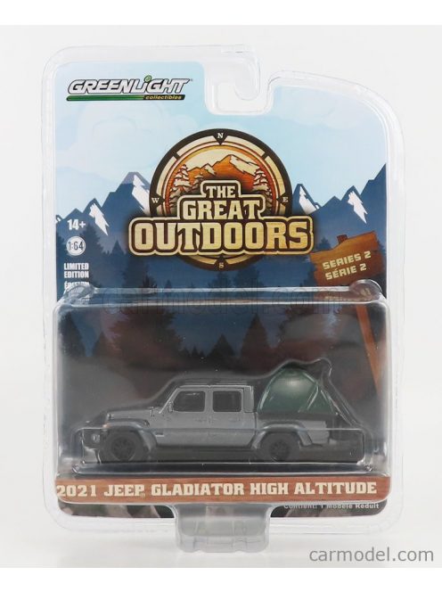 Greenlight - Jeep Gladiator Pick-Up 2021 - The Great Outdoors Grey Met