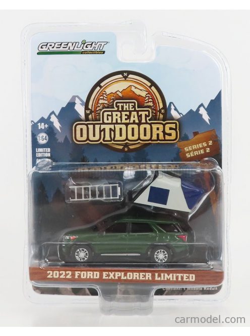 Greenlight - Ford Usa Explorer Limited 2022 - The Great Outdoors Green