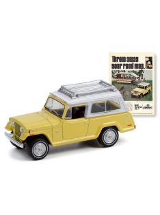   GREENLIGHT - Vintage Ad Cars Series 6 - 1970 Jeepster Commando Throw Away Your Road Map Solid Pack