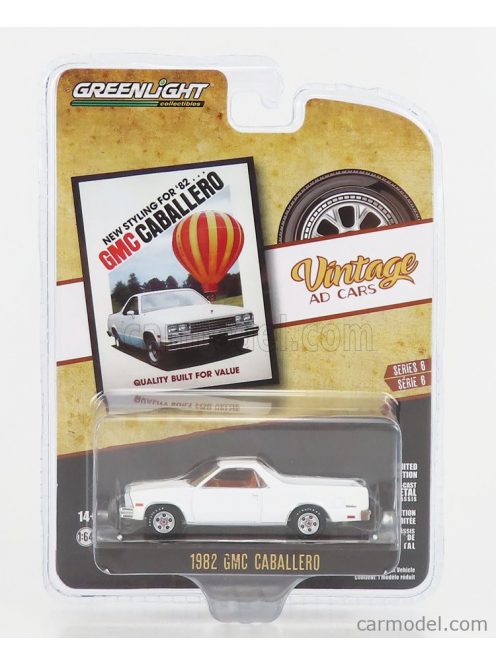 Greenlight - Gmc Caballero Pick-Up 1982 White