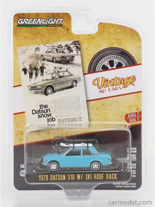 Greenlight - Datsun 510 Ski 1970 Light Blue