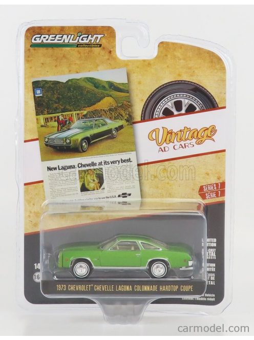 Greenlight - Chevrolet Chevelle Laguna Colonnade Hard-Top Coupe 1973 Green