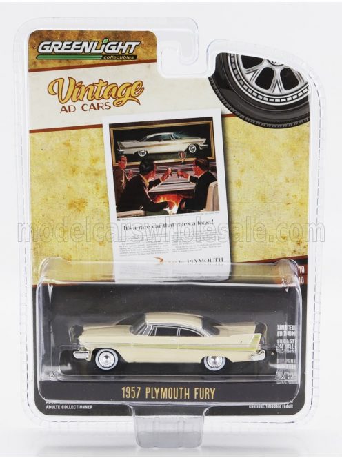 Greenlight - PLYMOUTH FURY 1957 BEIGE