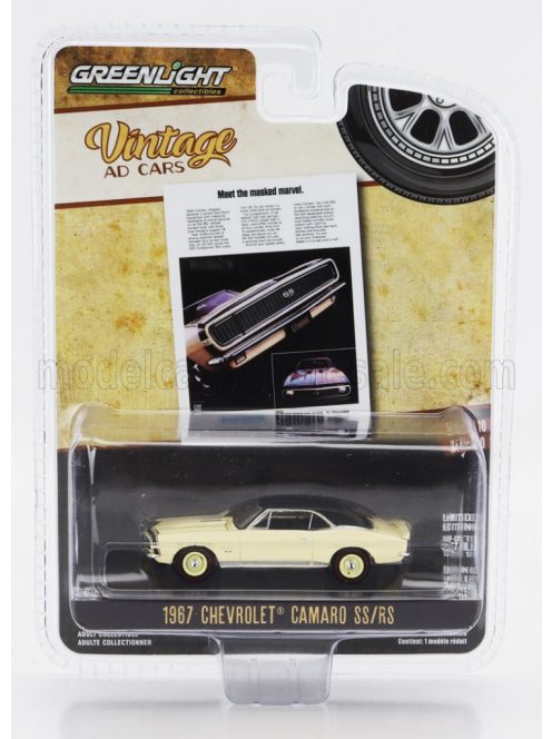 Greenlight - CHEVROLET CAMARO SS/RS COUPE 1967 CREAM BLACK